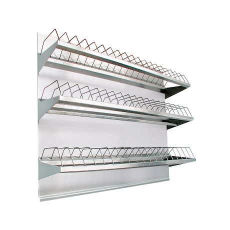 ESCURRIDOR DE PLATOS 03 NIVELES EMPOTRABLE