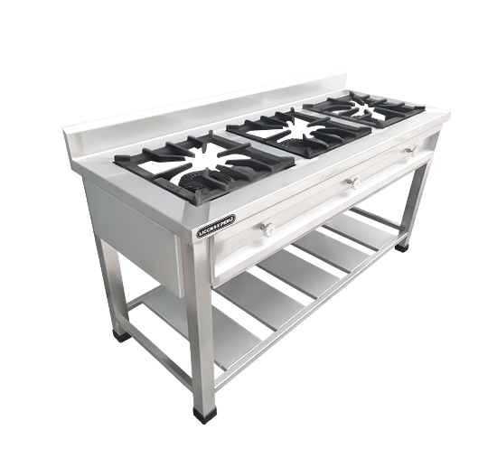 COCINA INDUSTRIAL 03 HORNILLAS