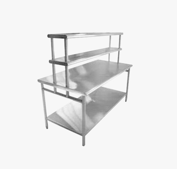 MESA DE TRABAJO CENTRAL CON 02 REPISAS